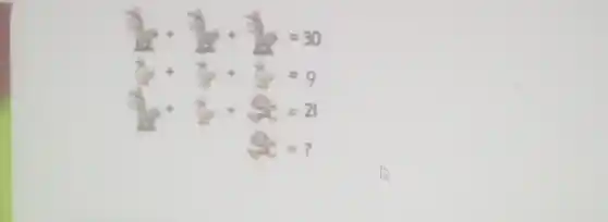 3 x+3 y=30 3 x+3 y=9 3 x+3 y=21 3 x+3 y=?