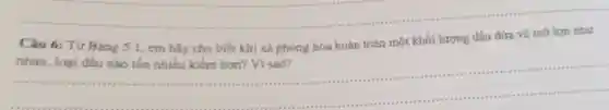 __
Câu 6: Từ Bang 5.1 em hãy cho biết khi xà phòng hóa hoàn toàn một khối lượng
__
.........recesses contact