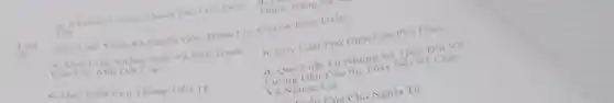 Did	Thanh The Tai Thuos
Thuoc
Quy Luật Vach Ra Nguồn Gide, Dong Lue Cua Su Phat Trien
B. Quy Luật Thồng Nhất Và Đầu Tranh
Cua Cae Mar Doi Lap
b. Quy Luật Phủ Dinh Cua Pho Dinh
d, Quy Luật Từ Những Sự Thay Đối Về
C. Quy Luật Luy Thông Tièn Te
Lượng Dẫn DVn Sự Thay Đổi Về Chất
Và Ngược Lai
Chủ Nghĩa Tư